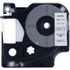 Nastro per etichettatrice compatibile Dymo S0720530 D1 da 12 mm (Rotolo 7 metri) NERO SU BIANCO