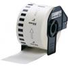 Etichette adesive per etichettatrice compatibile Brother DK-22223 DK Tape da 50 mm (Rotolo 30,48 metri) NERO SU BIANCO