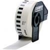 Etichette adesive per etichettatrice compatibile Brother DK-22210 DK Tape da 29 mm (Rotolo 30,48 metri) NERO SU BIANCO