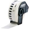 Etichette adesive per etichettatrice compatibile Brother DK-22214 DK Tape da 12 mm (Rotolo 30,48 metri) NERO SU BIANCO