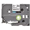 Nastro per etichettatrice compatibile Brother TZE-241 TZe TAPE Laminato da 18 mm (Rotolo 8 metri) NERO SU BIANCO