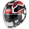 Givi casco jet 12.3 Stratos Shade - Rosso/Nero/Bianco taglia S