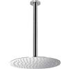 Newform - Soffione doccia tondo in acciaio diametro 250mm - 29391X+29392X