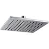Damast - Soffione 20*20 quadro ottone cromato Saturno
