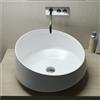 Relax design - Lavabo da appoggio marechiaro in solid surface 60*42