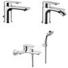 Newform - Set bagno Extro miscelatore lavabo + miscelatore bidet + gruppo vasca