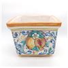 CERAMICHE CALTAGIRONE Portavaso Quadro Ceramica Di Caltagirone Frutta cm 30 x 30