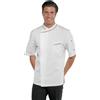 ISACCO GIACCA CUOCO BILBAO MEZZA MANICA BIANCO+TRICOLORE 100 % COTTON ISACCO 059310M