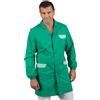 ISACCO CAMICE TUCSON VERDE+RIGA VERDE 65% Pol. 35% Cot. ISACCO 060604