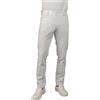 ISACCO PANTALONE YALE SLIM SUPER STRETCH BIANCO 97% Cotone 3% SPANDEX ISACCO 064578