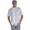 ISACCO GIACCA BILBAO manica corta SATIN BIANCO 100% Cotone SATIN NO STIRO ISACCO 059309M