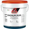 Boero Magnum Smalto per muri all'acqua satinato bianco lt.4