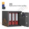 Bordogna Cassaforte con chiave Mod. LB 2/C Dim. H.405 × L.400 × P.420