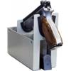 Camano Porta pistola e caricatore in lamiera rivestita 2 mm Dim H.16,5 × L.7,9 × P.18,5 Art.352