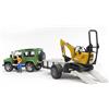Bruder Auto Land Rover Defender Con Rimorchio ed Escavatore - REGISTRATI! SCOPRI ALTRE PROMO