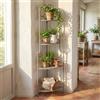 MIlani Home DOMINIQUE - scaffale 4 piani stile provenzale in ferro verniciato