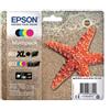 Epson - 603 Stella Marina T03a Xl Multipack Mixed 4 Colori-nero, Ciano, Magenta, Giallo