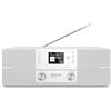 TechniSat DIGITRADIO 371 CD BT - Radio digitale Stereo (DAB+, VHF, Lettore CD, Bluetooth, Display a colori, USB, AUX, Ingresso per cuffie, Impianto compatto, Sveglia, Telecomando), Bianco