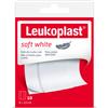 ESSITY ITALY SpA Leukoplast Soft White 100x8cm 10 Pezzi - Nastro Adesivo Morbido per Fissaggio Ferite