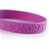 Braccialetti in gomma 100% silicone in alto rilievo personalizzate o neutre