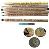 Le Craion Kit Pulizia Monete 6 Matite Spazzola Scalpello Restauro Metal Detector