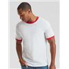 Fruit of the Loom Abbigliamento personalizzate. Maglietta uomo personalizzata Fruit of the Loom Valueweight Ringer T - Fruit of the Loom personalizzate o neutre