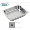 Bacinella Gastronorm 1 2 forata in acciaio inox, dim.mm.325 x 265 x 65 h