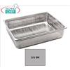 Bacinelle Gastronorm 2 1 in acciaio inox, FORATA, cm 65x53x15h