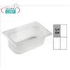 Bacinelle Gastronorm GN 1 4 in polipropilene, dim.mm.265 x 162 x 100 h