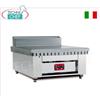 Cuocipiadina elettrico, versione top, con piano cottura in acciaio da 1200x600 per 8 piadine, V 400+N, kw 9,00, dim.mm 1250x730x490h
