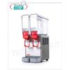 Distributore bibite refrigerate con 2 serbatoi da 8 lt., V.230 1, kw 0,17, dimensioni mm 250x410x620h