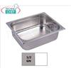 Bacinella Gastronorm 1 2 forata in acciaio inox, dim.mm.325 x 265 x 100 h