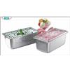 Bacinella inox per gelato, lt.8,0, dim.mm.360x250x120h
