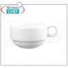 CHURCHiLL - TAZZA THE COLAZIONE IMPILABILE Profile in Porcellana Bianca cl 20 - indicato PREZZO UNITARIO - acquistabile in Confezione di 12 Pezzi o Multipli di 12
