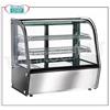 VETRINA ESPOSITRICE RISCALDATA da banco, Ventilata, temperatura regolabile da +30 a +90C, con 2 ripiani intermedi, vetri scorrevoli su lato operatore, illuminazione ,capacit 120 lt, V.230 1, Kw.1,1, dim.esterne mm.710x580x670h