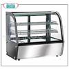 VETRINA ESPOSITRICE RISCALDATA da banco, Ventilata, temperatura regolabile da +30 a +90C, con 2 ripiani intermedi, vetri scorrevoli su lato operatore, illuminazione, capacit 160 lt, V.230 1, Kw.1,1, dim.esterne mm.880x580x670h