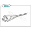 Frusta professionale in acciaio inox 8 fili, ILSA, Cm.60