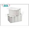Cassetta sovrapponibile con coperchio, GIGANPLAST, Cm.40x30x22