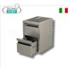 Cassettiera con 2 cassetti su guide, dimensioni mm. 500x580x540h