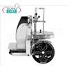 Affettatrice professionale semi-automatica a volano, colore rosso, con lama diametro mm 370, V.230 1, Kw.0,75, Peso 100 Kg, dim.mm.960x780x720h