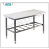 Tavoli Macelleria con piano in Polietilene spessore 25 mm, dim. mm 1500x700x850h