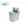 Addolcitore-depuratore d'acqua automatico cabinato da lt.5, con 3,5 lt di RESINE, Serie AL, valvola ALIA cronometrica, portata max 1400 lt h, attacco idrico 3 8''G, display LCD e avviso mancanza sale, V.230 1, Watt.4, Peso 11 Kg, dim.mm.230x360x460h