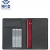 Ufficio personalizzati Porta passaporto RFID in poliestere tono su tono personalizzate o neutre