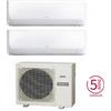 Hitachi Condizionatore Climatizzatore Hitachi Dual Split Inverter Akebono R32 7000+9000 BTU Con RAM-40NP2E Wi-Fi Optional