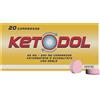 EG SpA Ketodol 20 compresse 25mg+200mg RM