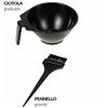 Kit base ciotola e pennello per applicazione Colore