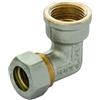 Gomito a Stringere per Tubo Rame Femmina Diam. 16 x 1/2