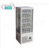 Forcar - Vetrina Frigo per Bibite, 1 Porta, lt.98, Ventilato, Temp.+2 +8C, Classe C, mod.G-TCBD98