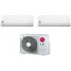 LG Condizionatore Climatizzatore LG Dual Split Inverter Libero Smart R-32 Wi-Fi 7000+7000 BTU Con MU2R15 UL0