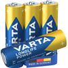 Varta Longlife Power, Batteria Alcalina, AA, Mignon, LR6, 1.5V, Bliste